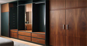 Dressing unit and cupboard interior design